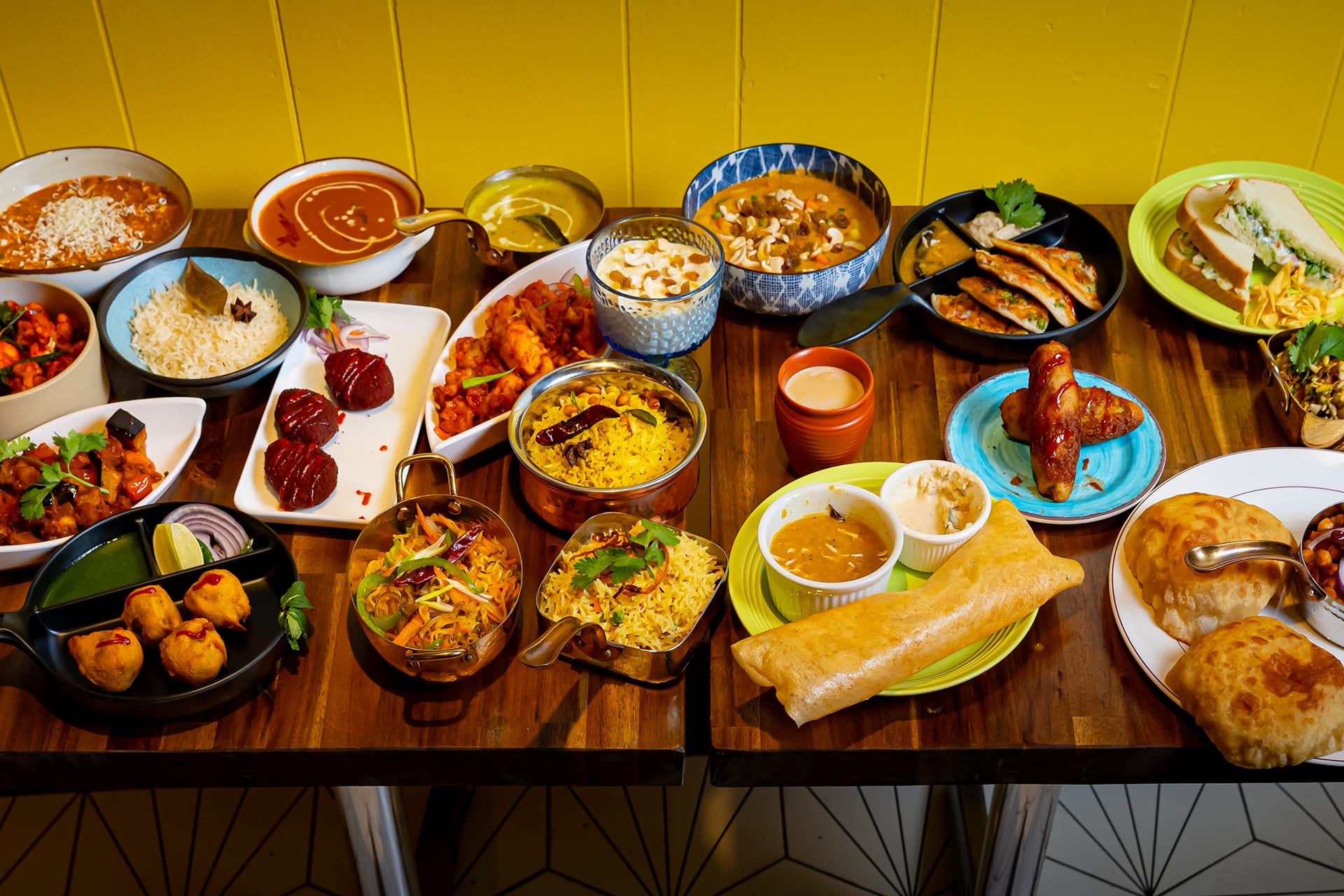 A Buffet of Indian Street Food Options